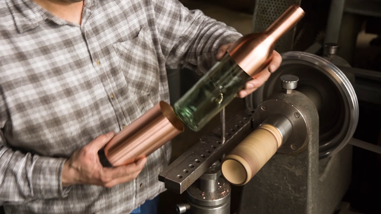 Ageing Wine Bottle