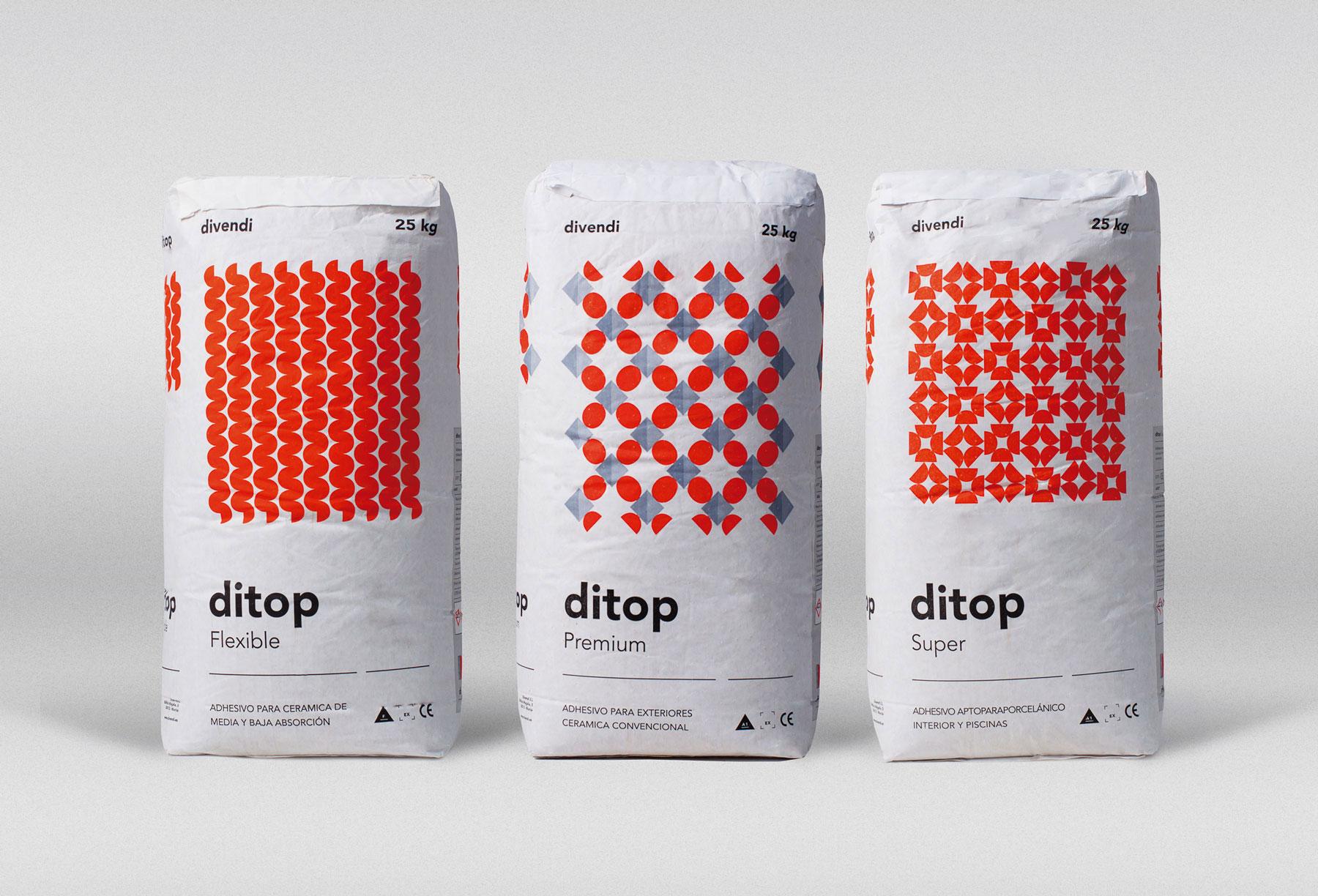 Ditop sacks of cement