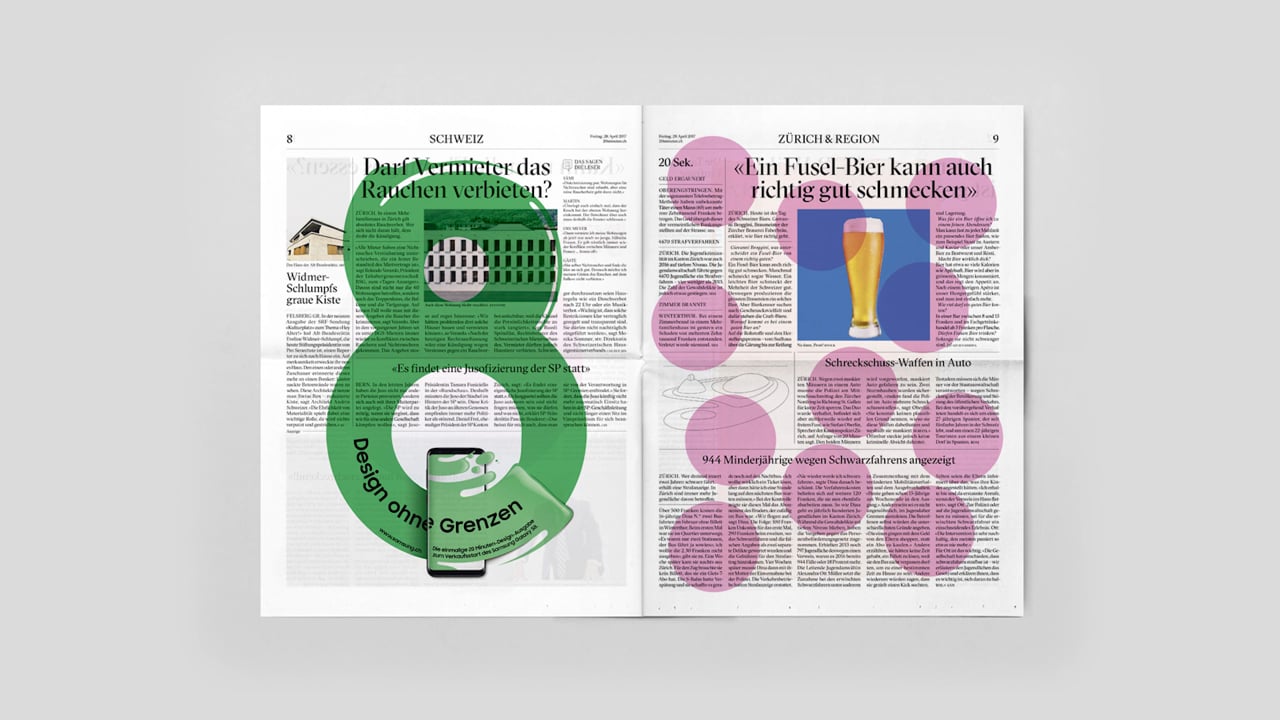 Samsung – Newspaper Design Edition