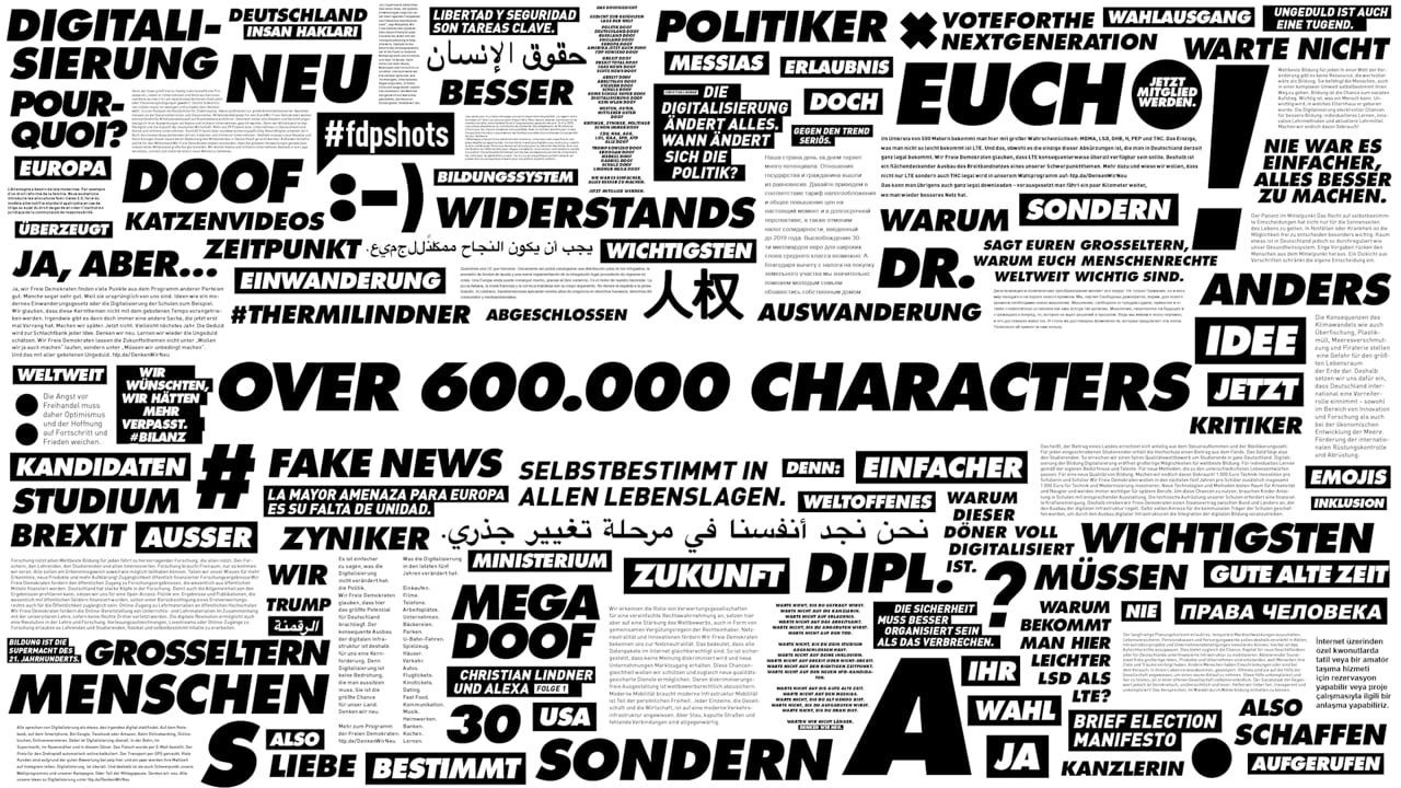 Free Democrats “Let´s think new.”