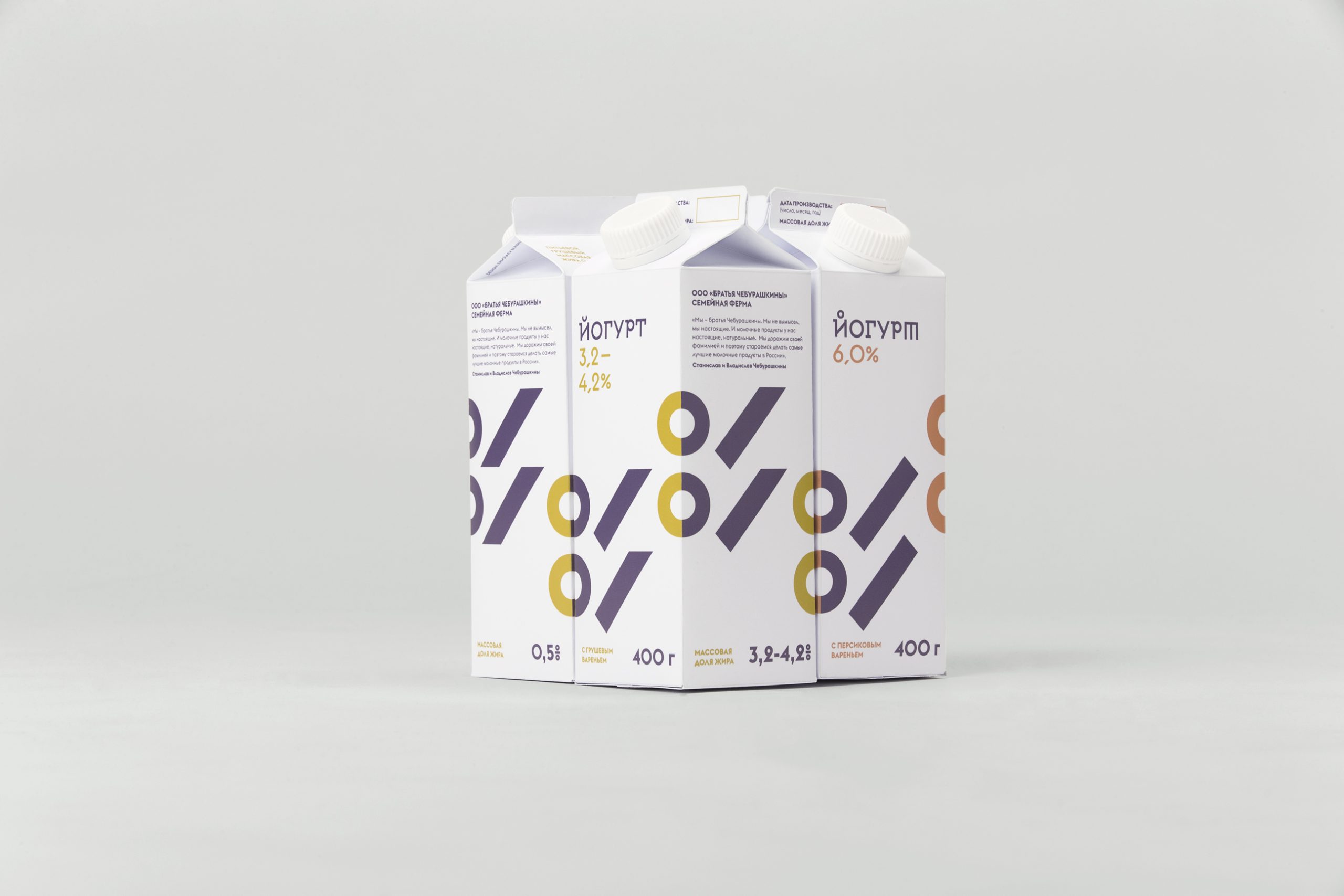 Cheburashkini Brothers Dairy Packaging