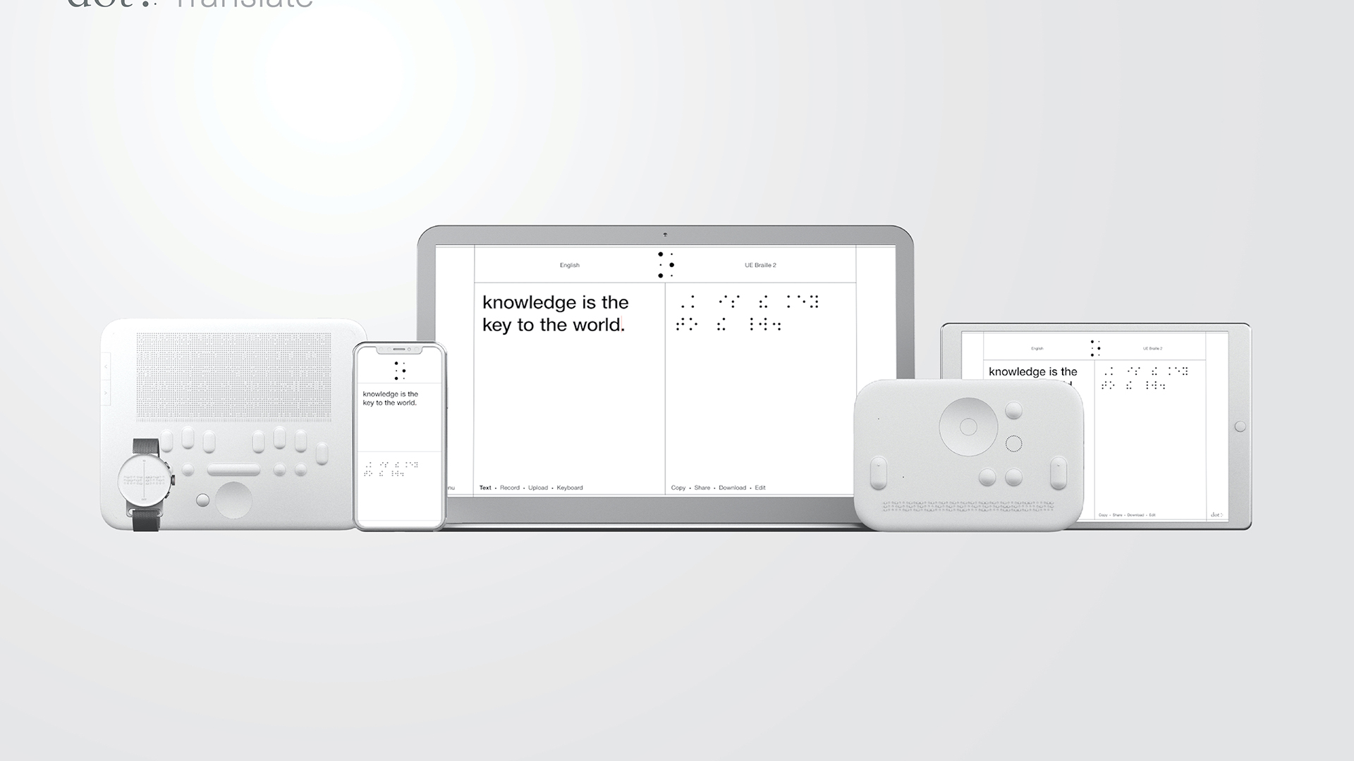 Dot Translate. The First Braille Translator Based on AI.