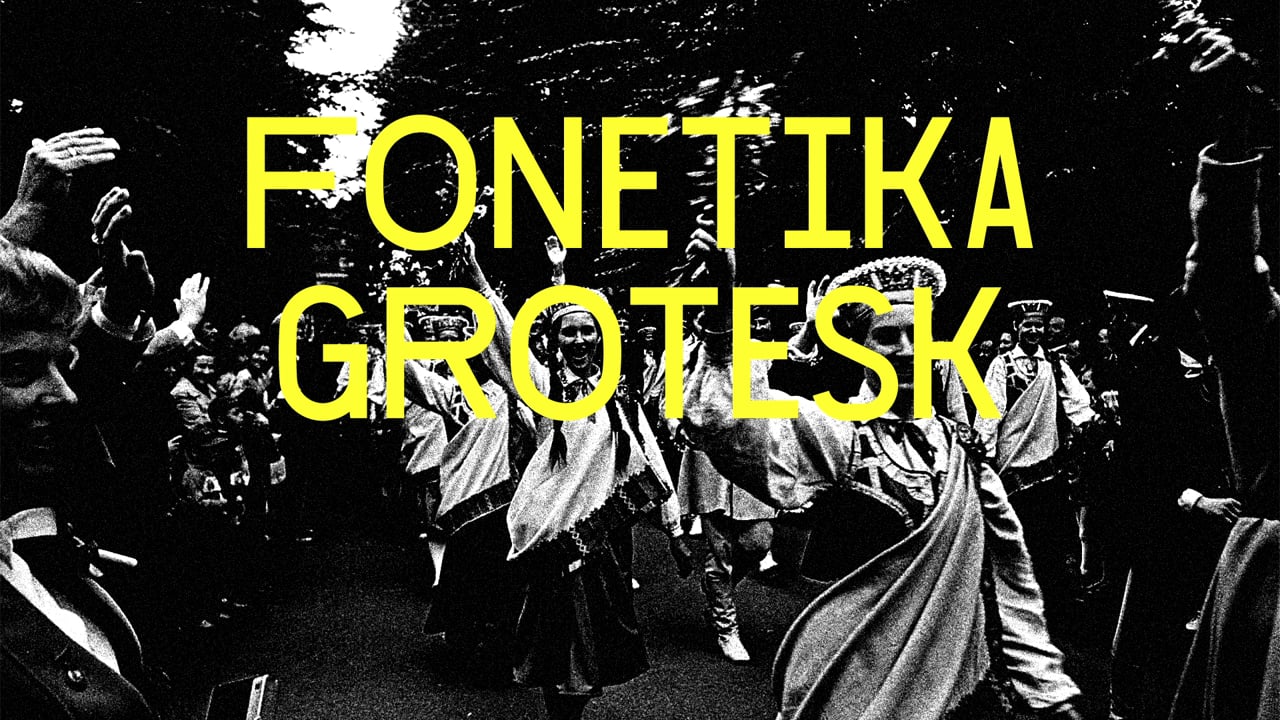 Typeface Fonetika Grotesk