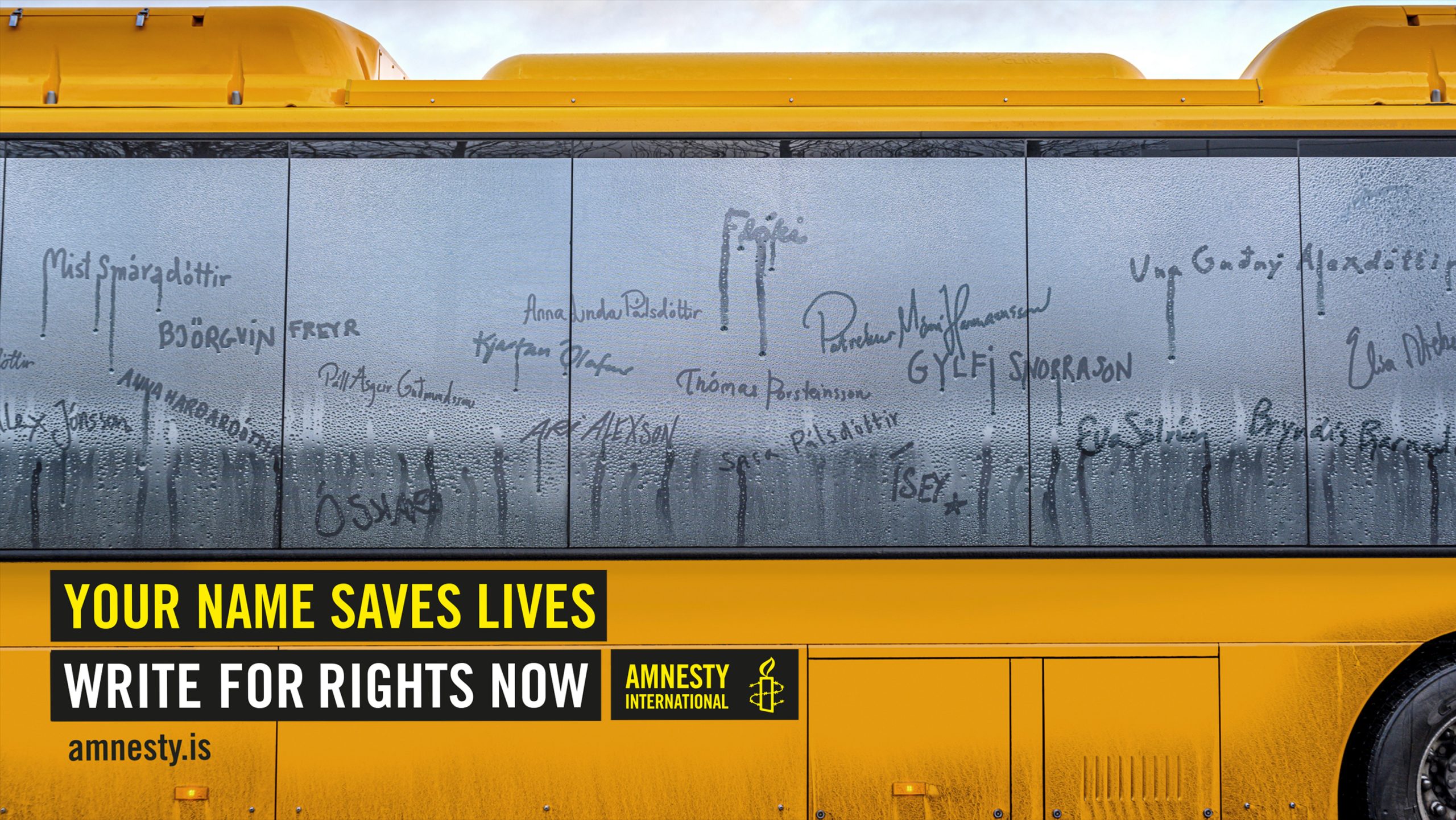 Amnesty International Bus