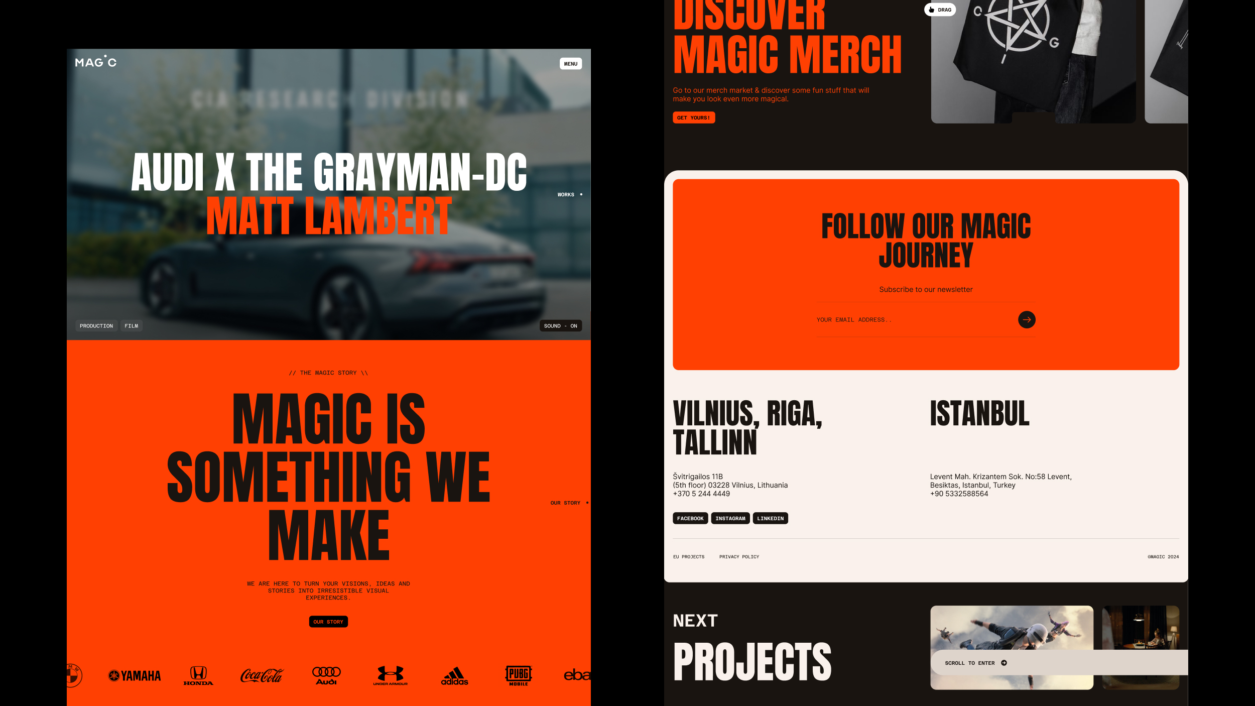 Magic Film Website