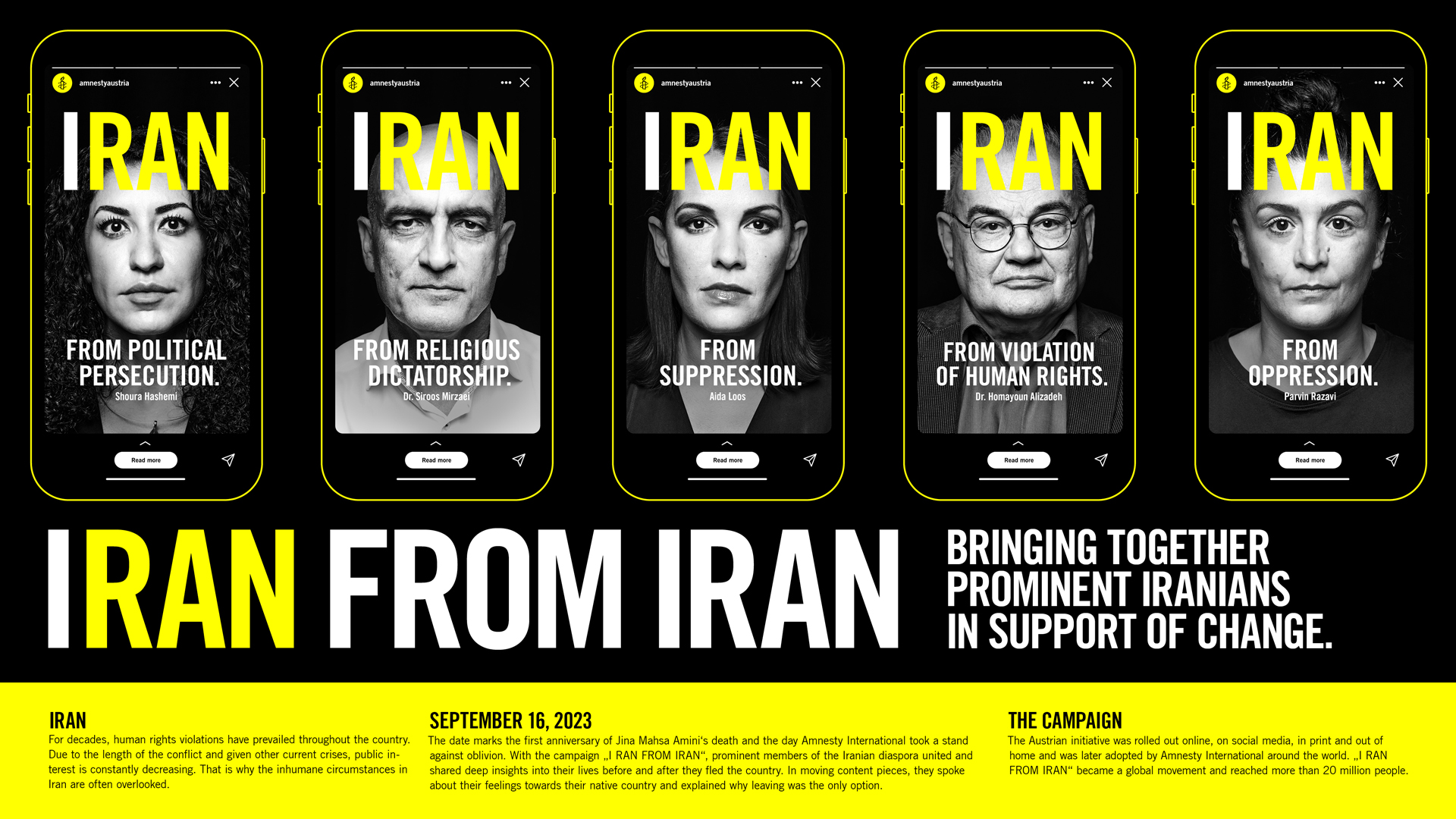 I ran from Iran