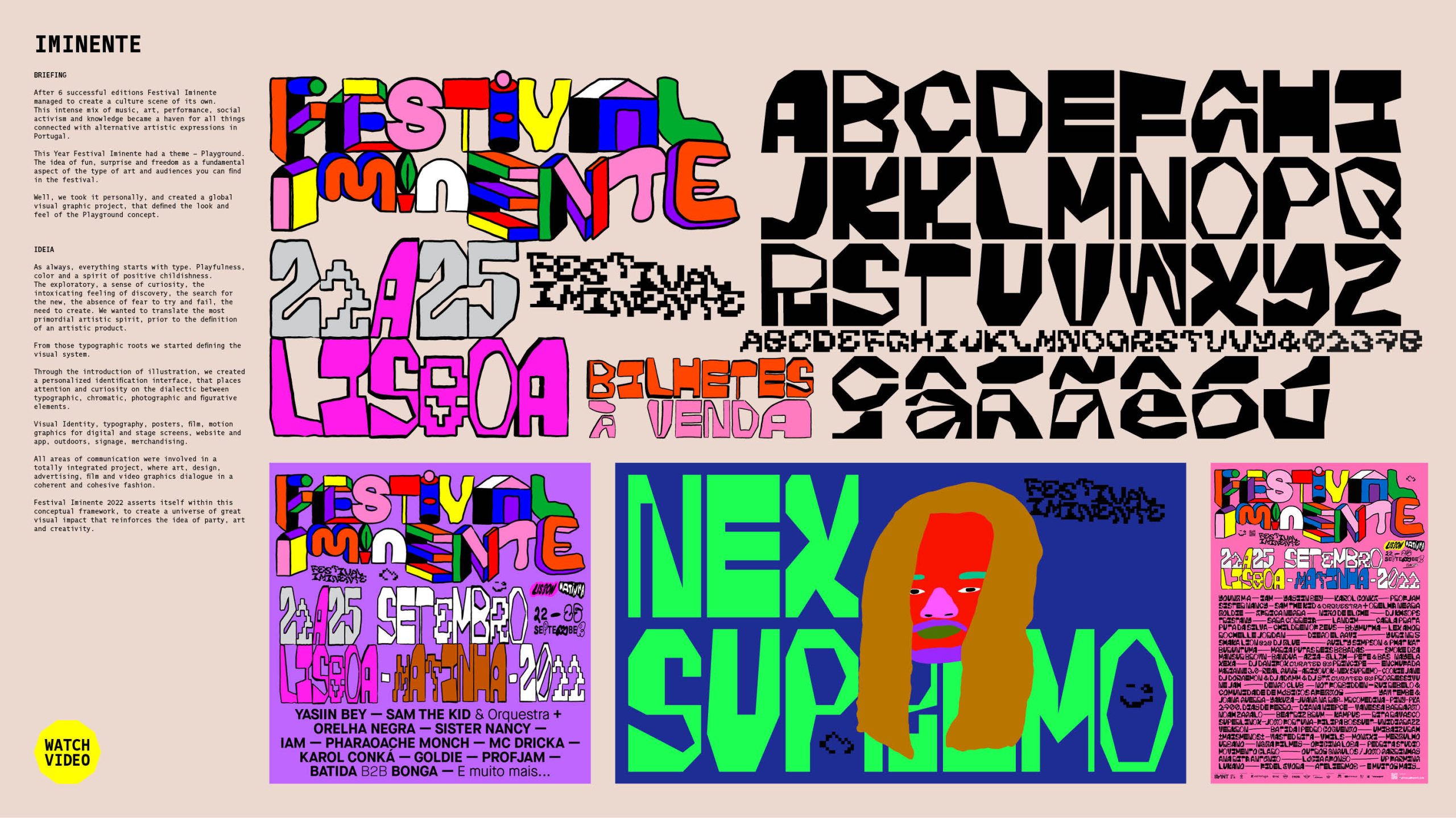 Festival Iminente Experimental Typography