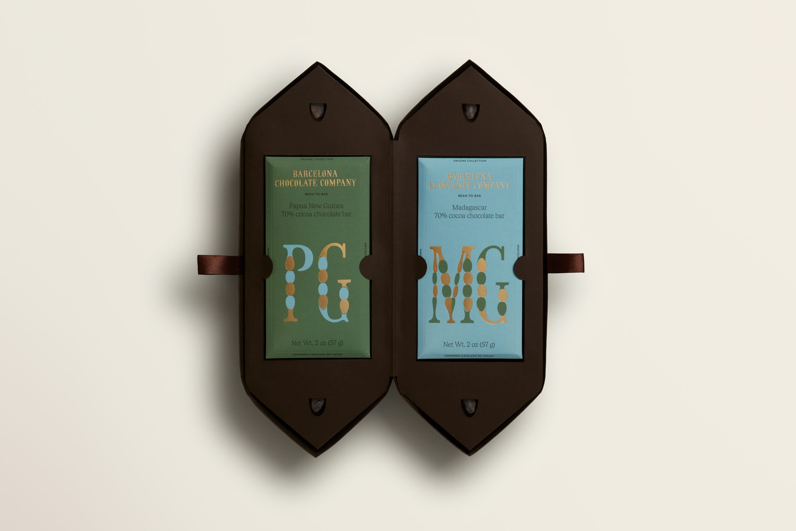 Barcelona Chocolate Company Bean Packaging