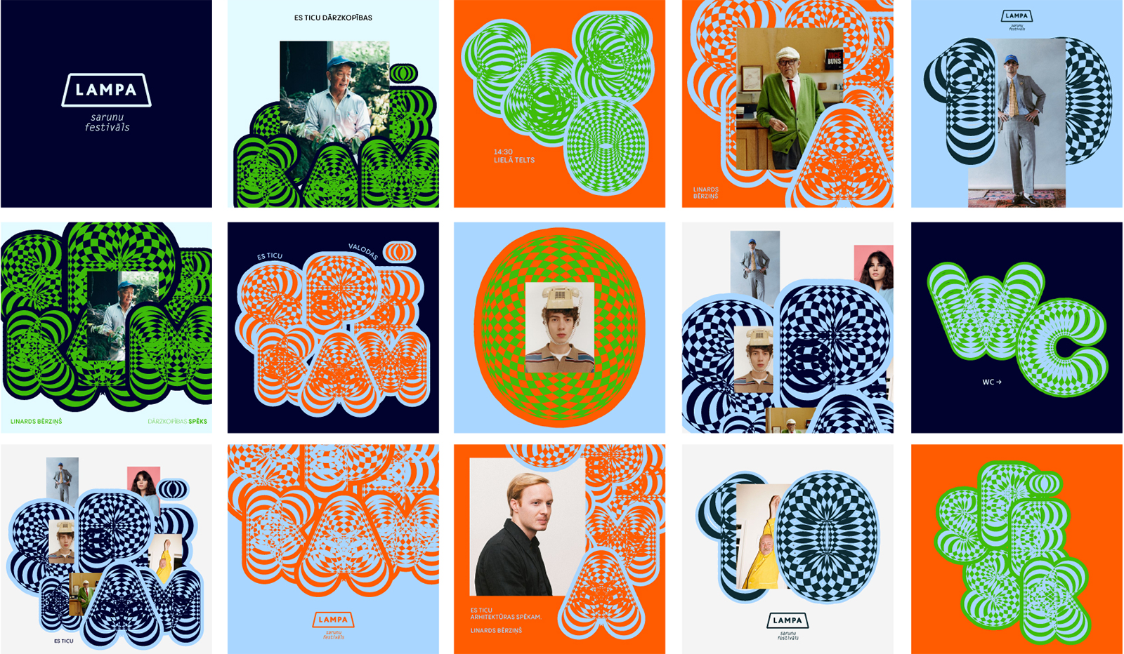 Visual identity for the 10th anniversary of festival LAMPA