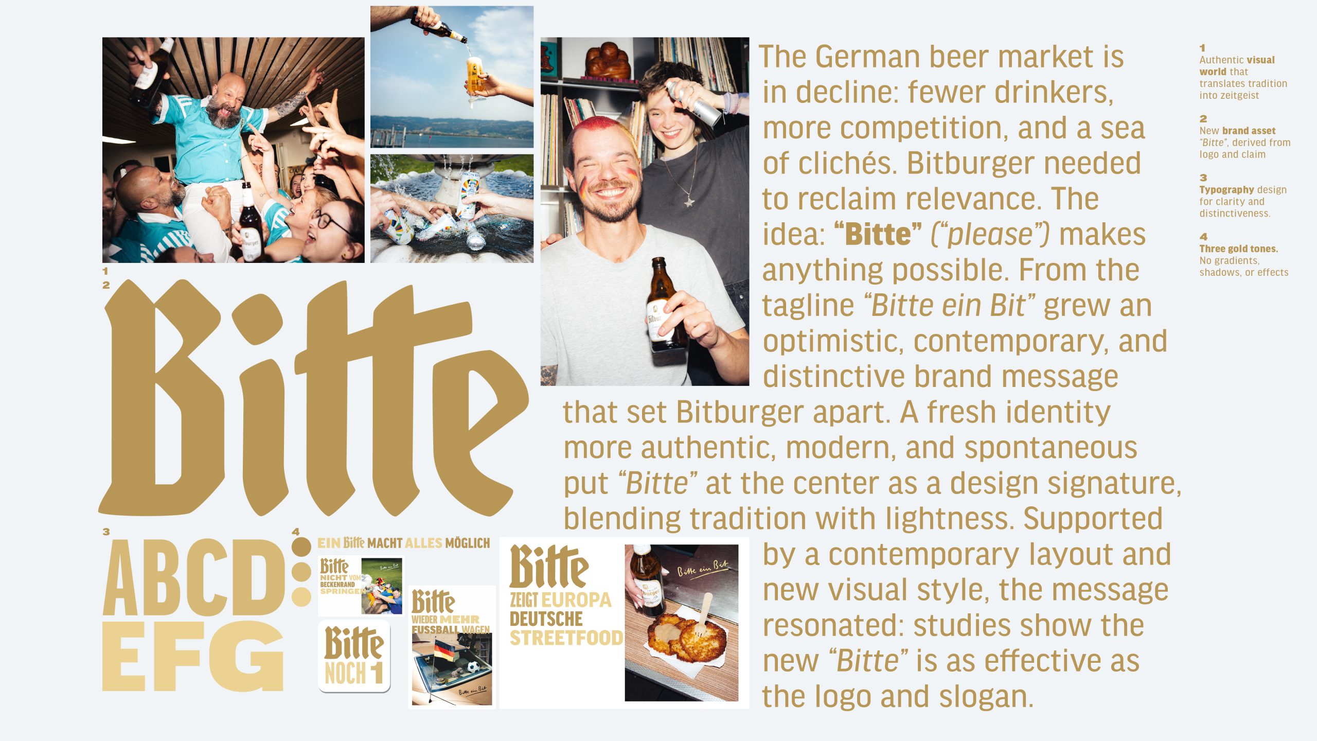 Bitburger Redesign – A ‘Bitte’ makes everything possible