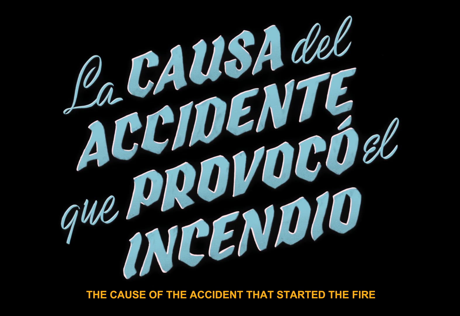 The Cause of The Accident That Started The Fire
