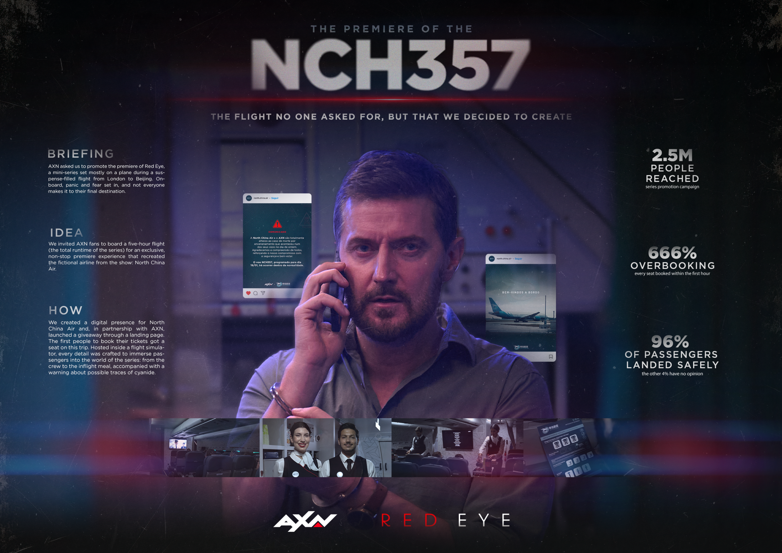 The premier of the flight NCH357